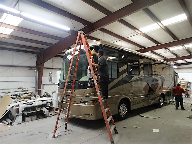 RV roof repair  Belmont