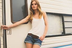 pretty girl in RV