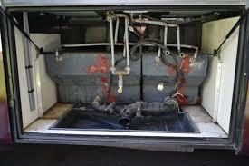 RV plumbing Black water tank