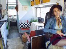 hot girl in motorhome